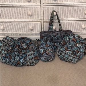 Vera Bradley travel set